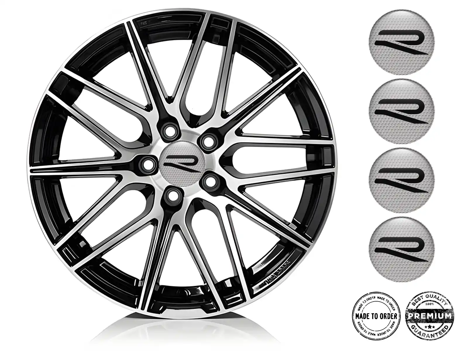 VW Silikonaufkleber Ausgabe Individuelle Felgen-Embleme